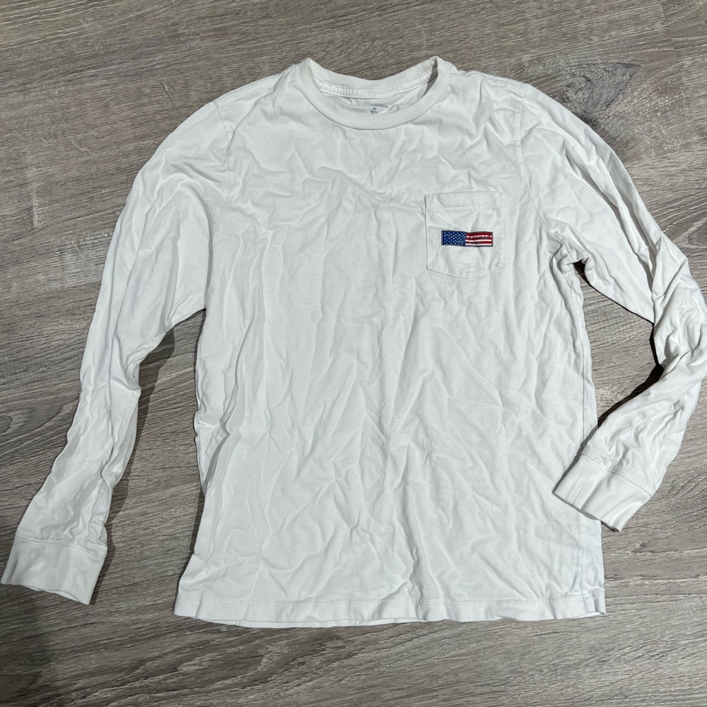 Boys Limited Edition American Flag Vineyard Vines Shirt